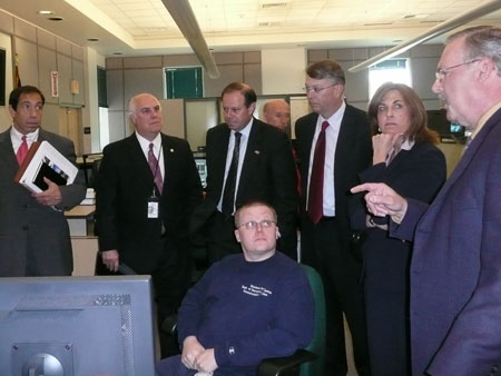 County Executive & Central Hudson Team Tour EOC  - photo 1