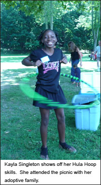 Kayla Singleton Hula Hooping image