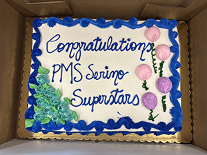 cake for the honorees