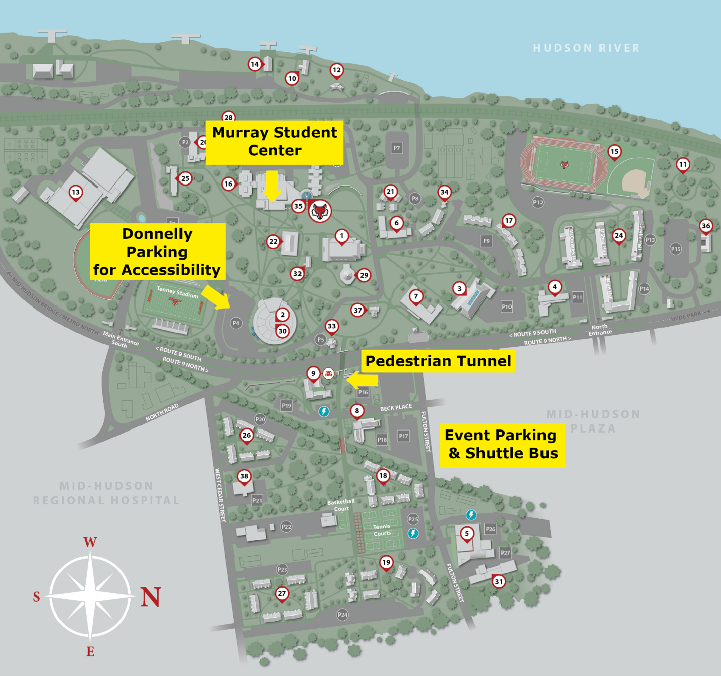 2026 Hudson Valley Artificial Intelligence (AI) Summit - Campus Map