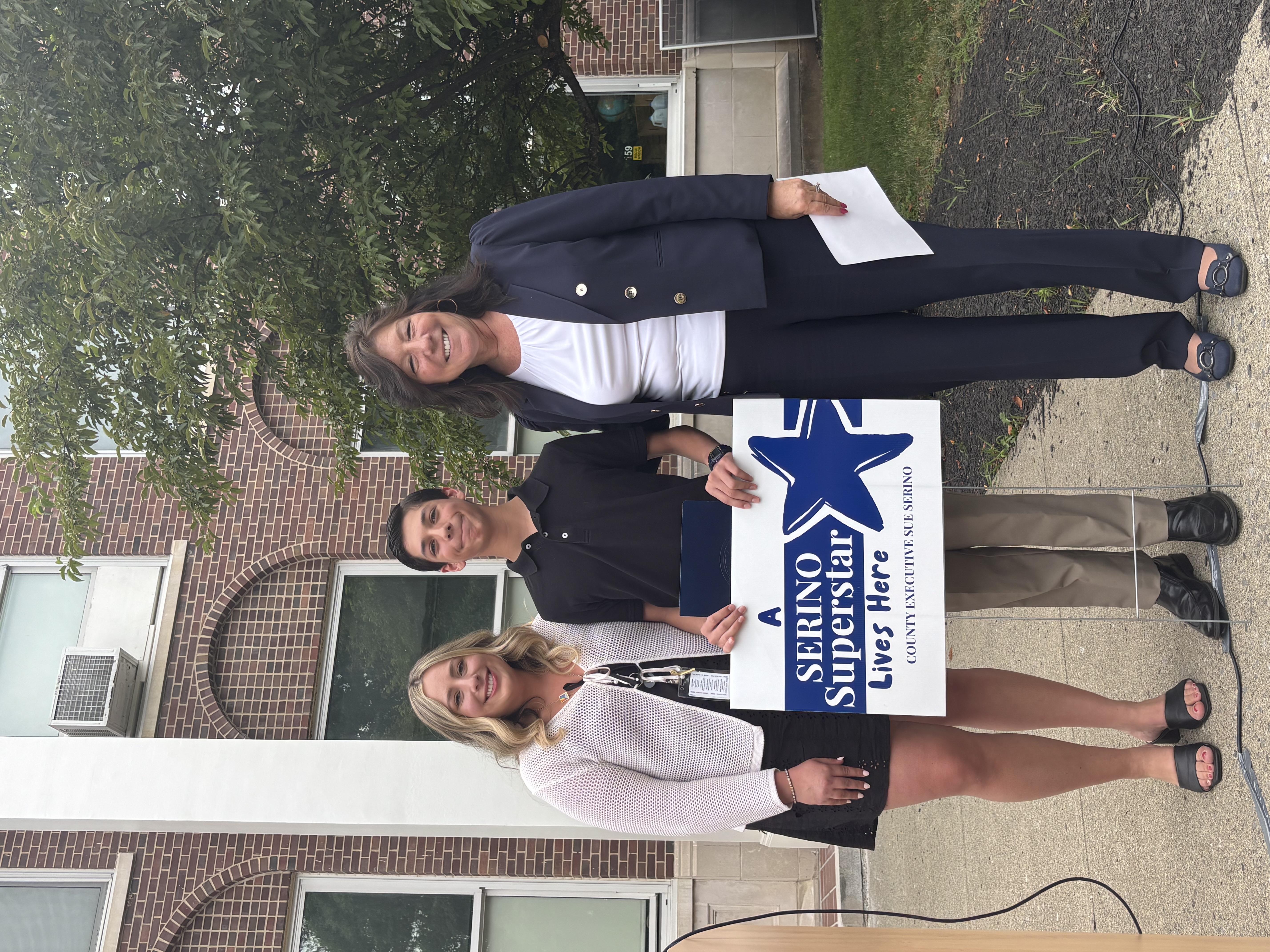 Sue Serino, Teacher and honoree