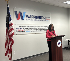 County Executive Sue Serino talking about the importance of kindness