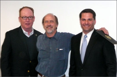County Executive Molinaro with Larry Hertz and Legislator Chairman Rolison