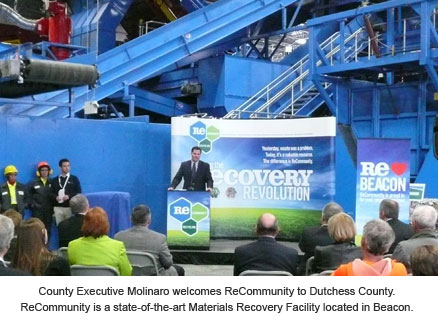 County Executive Molinaro welcoming ReCommunity to Dutchess County