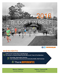 2016 Budget in Brief