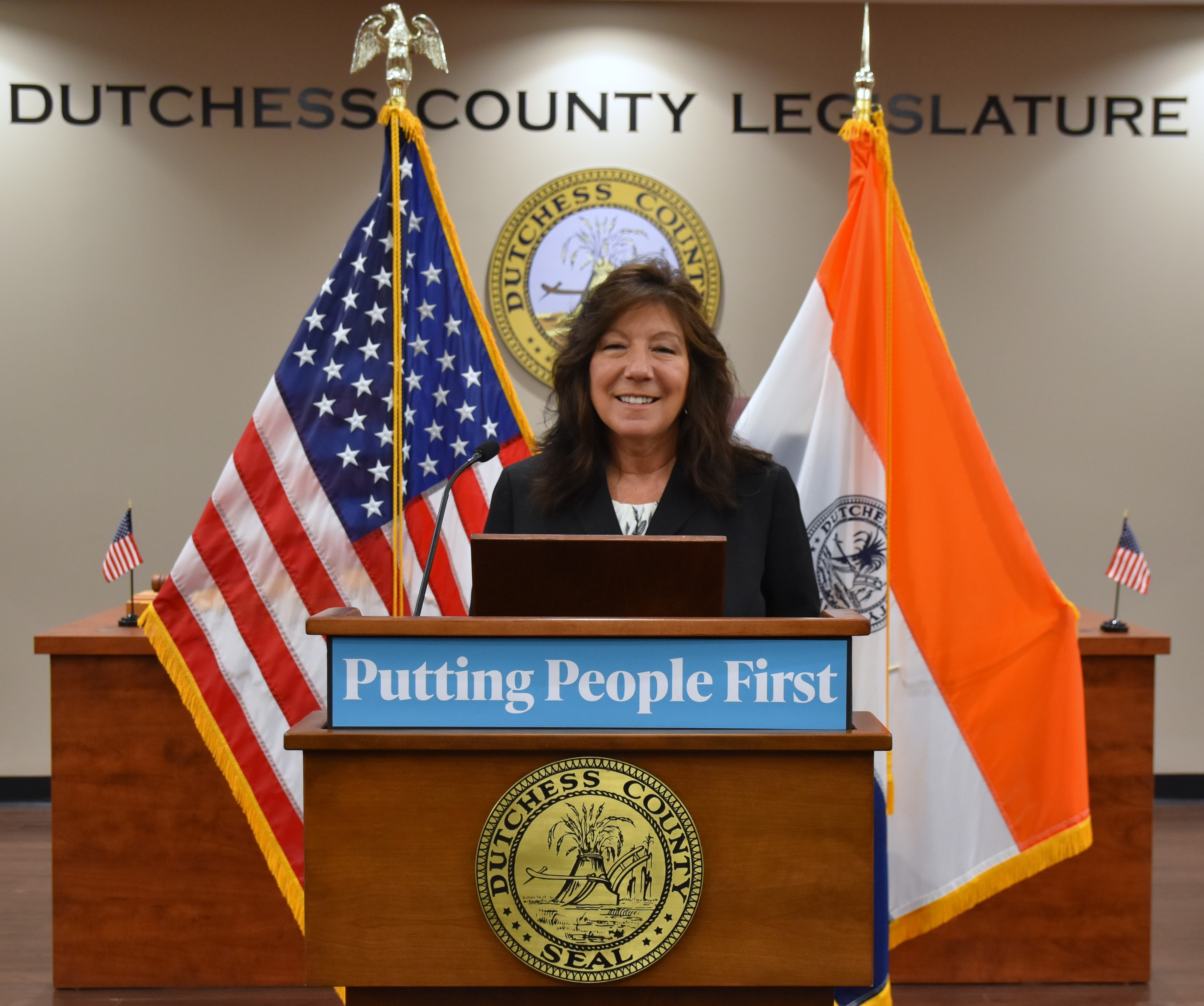 Dutchess County Executive Sue Serino presented her 2026 Executive Budget today in the Legislature Chambers in Poughkeepsie.