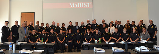 law enforcement officers at Marist