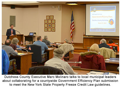 County Executive Molinaro at podium
