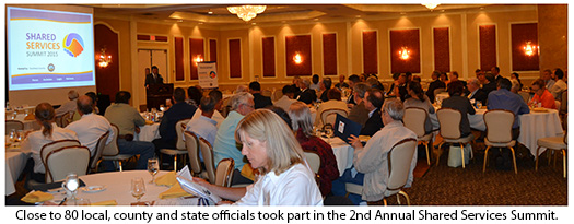 County Executive Molinaro at podium