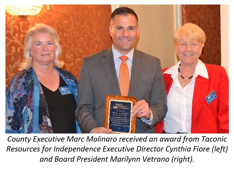 County Executive Molinaro with Taconic Resources for Independence representatives
