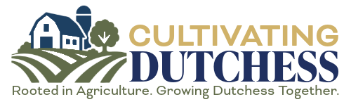 Logo: Cultivating Dutchess - Rooted in Agriculture.  Growing Dutchess Together.