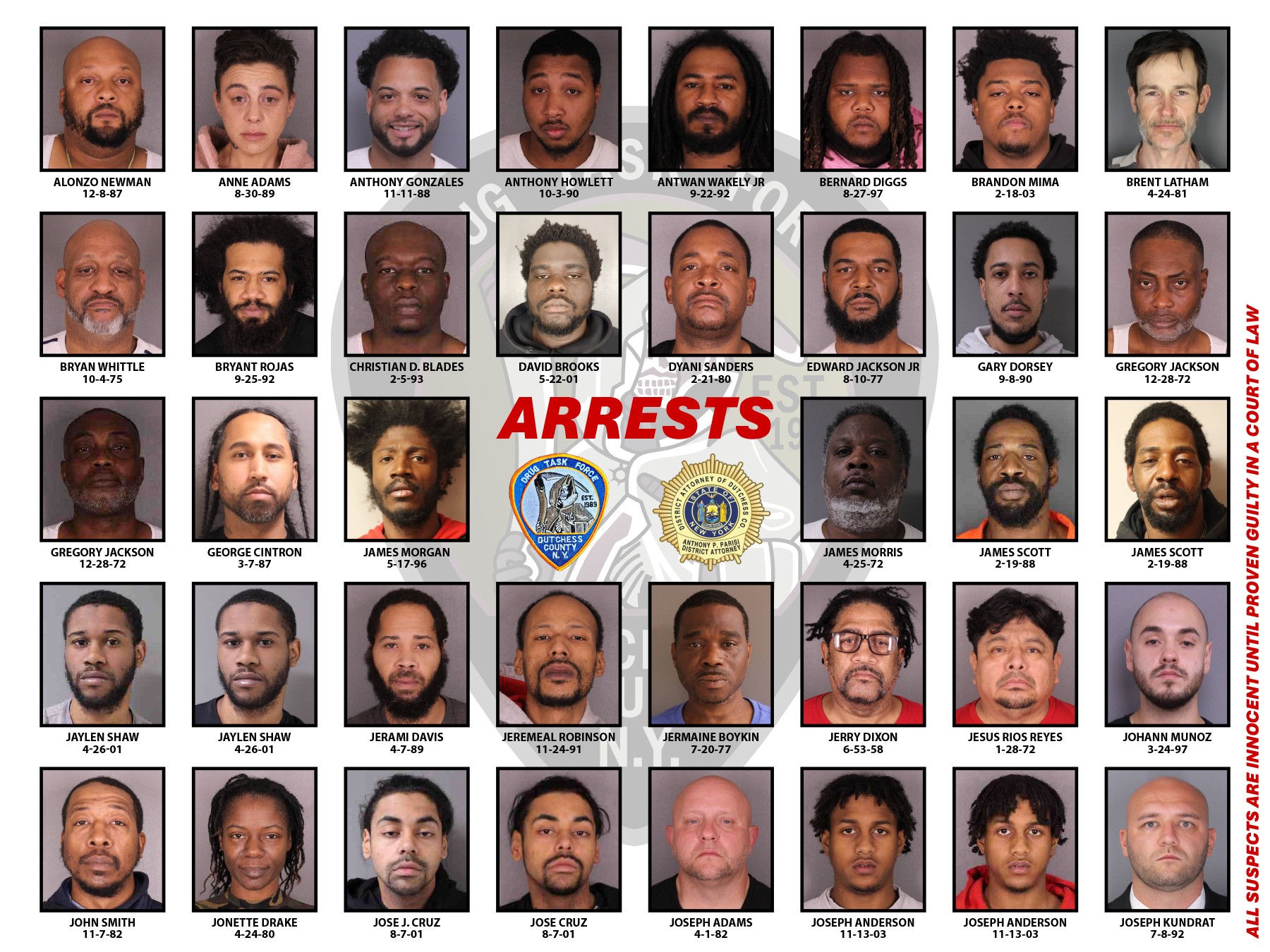 38 mug shots