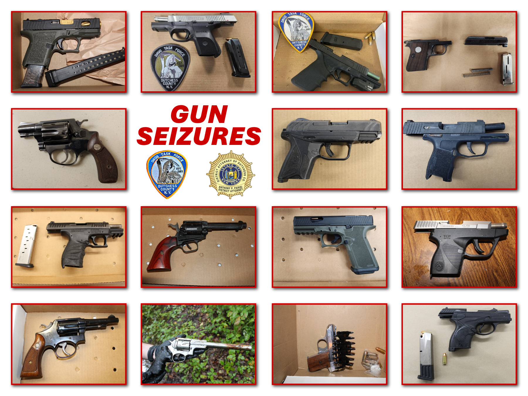 15 Gun Seizures 