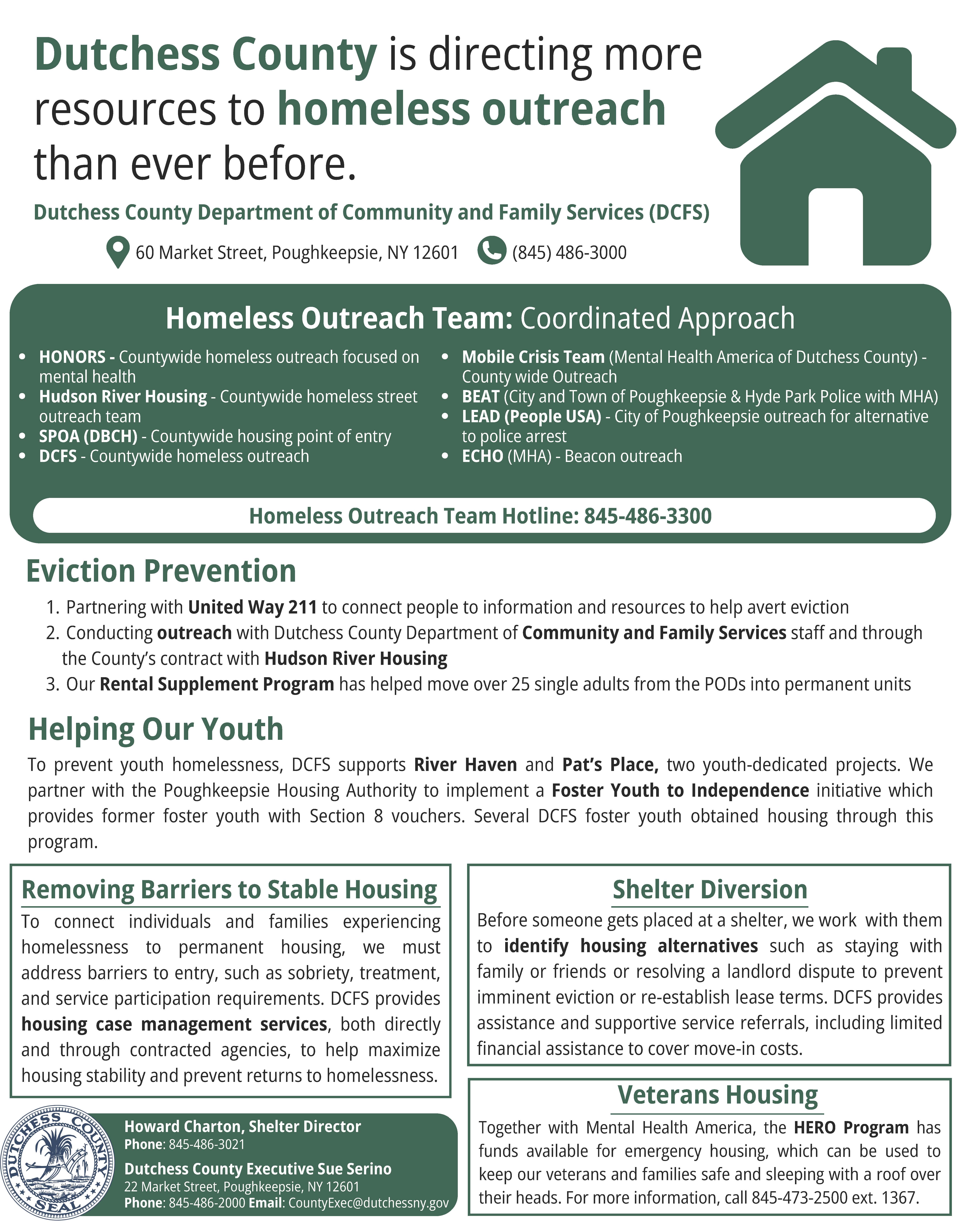 Dutchess County Housing Information Sheet