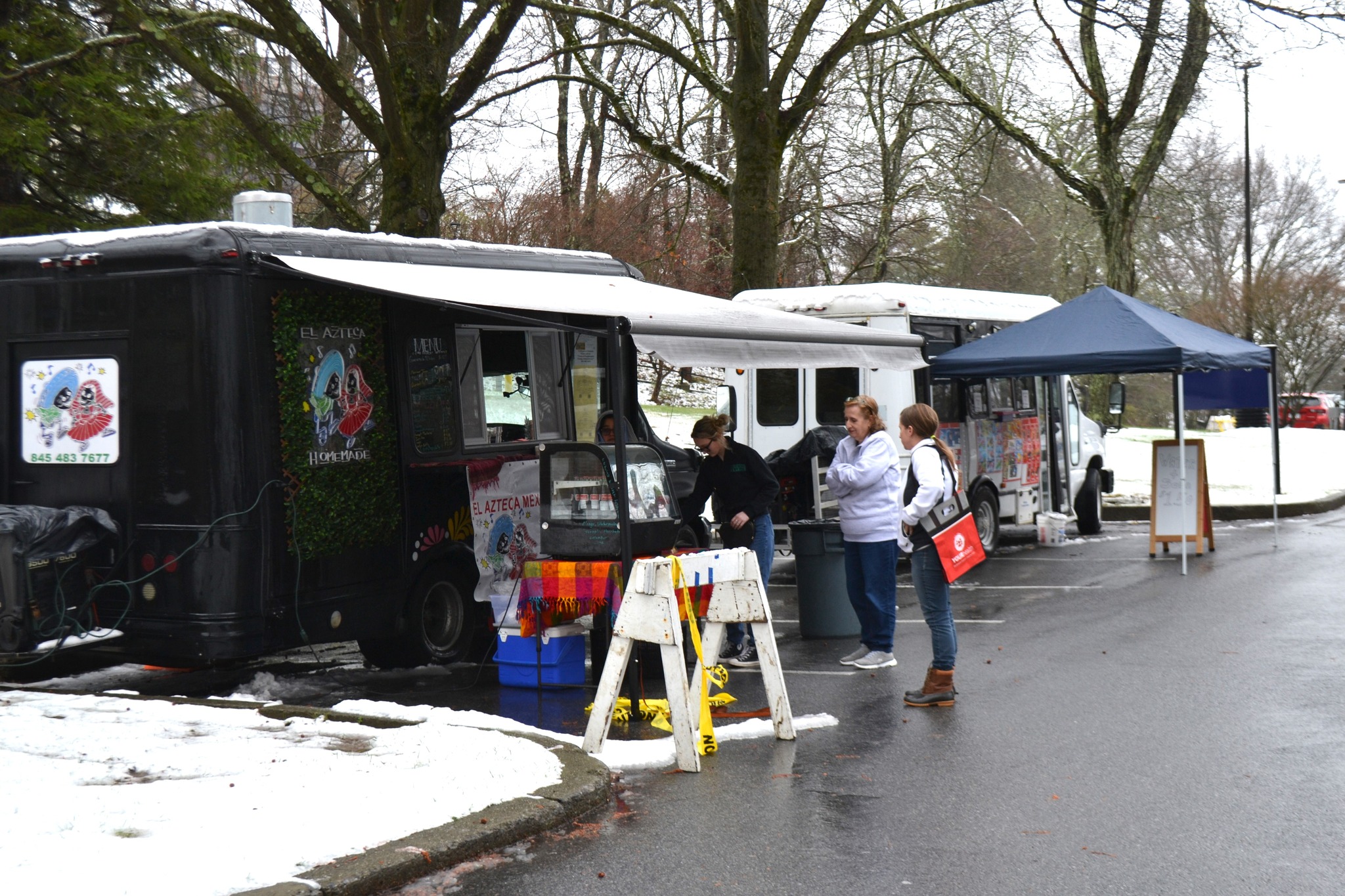 Food truck at health fair