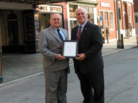 County Executive William R. Steinhaus Accepts Preserve America Designation Letter  - photo 1