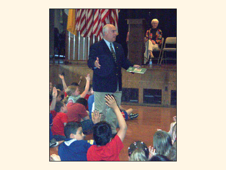 County Executive William R. Steinhaus with Students at JV Forrestal Elementary School   - photo 1