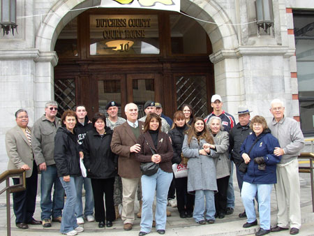 Photos of the Unveiling of the Yellow Ribbon Banners  - photo 1