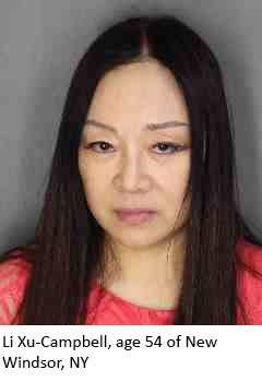 Li Xu-Campbell (age 54 of New Windsor, NY